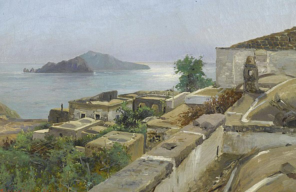 Franz Schreyer View of Capri